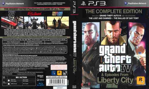 Игра Grand Theft Auto 4 & Episodes from Liberty City, Sony PS3, 173-323, Баград.рф